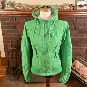 Lululemon Zip Hoodie Lime Green Size 6
